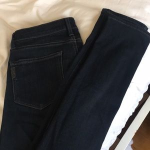 Paige Skyline Skinny Jeans in dark wash